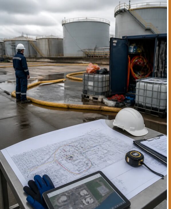 Разработка плана ликвидации разливов нефти в Сызрани